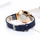 Diamond Leather Analog Women Watch