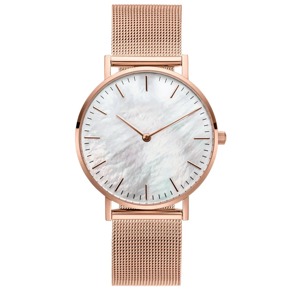 Mesh Strap Quartz Women Watch