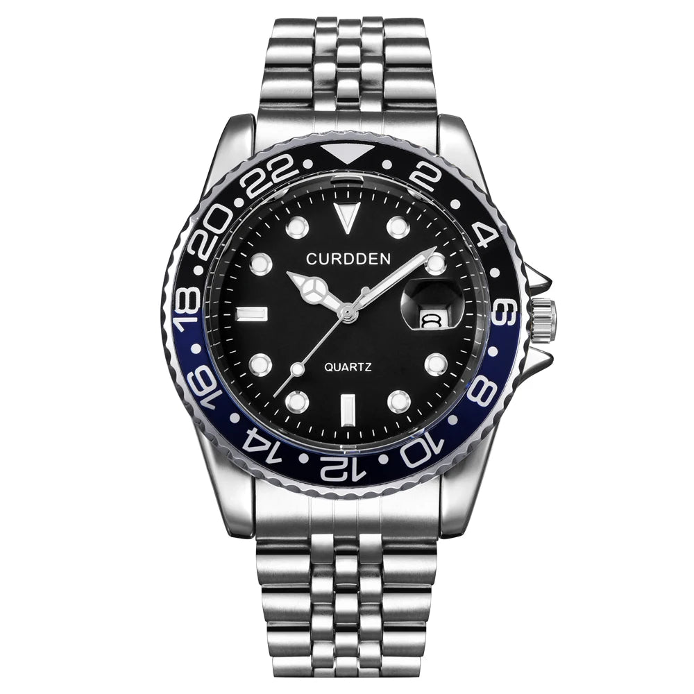 Green Dial Casual Men Watch