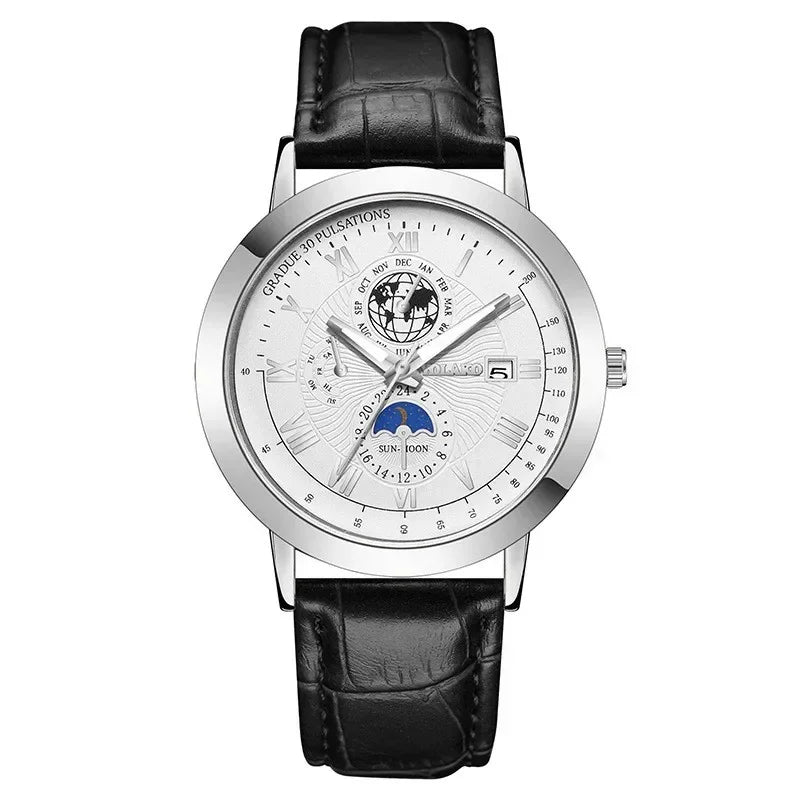 Earth Date Quartz Men Watch