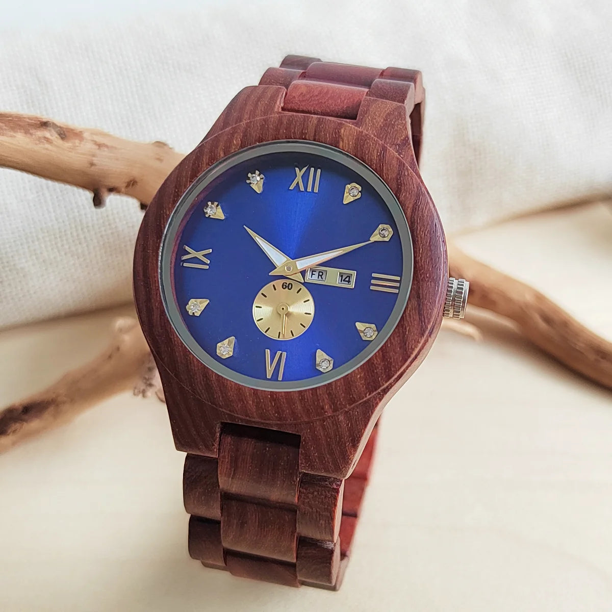 Wooden Luminous Women Watch