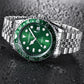 Green Dial Casual Men Watch