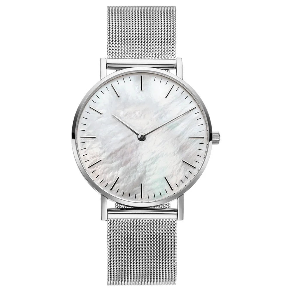 Mesh Strap Quartz Women Watch