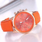 Minimal Leather Dress Women Watch