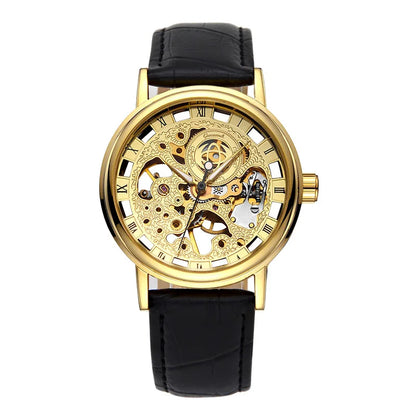 Manual Skeleton Mechanical Men Watch