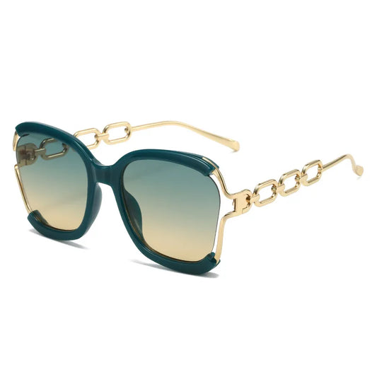 Chain Metal Retro Sunglasses