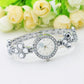 Square Diamond Steel Women Watch