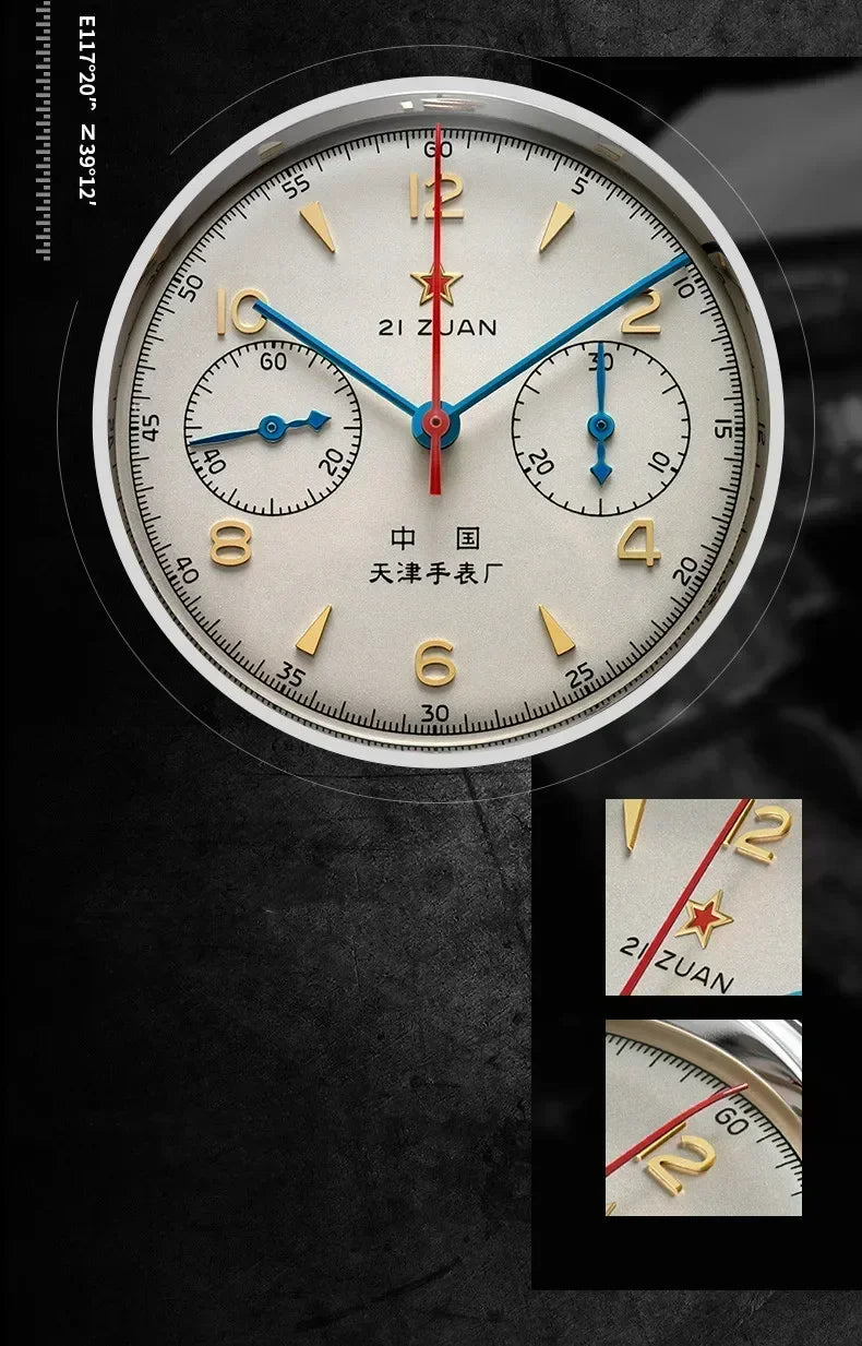 Pilot Chronograph Vintage Men Watch