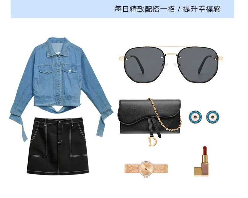 Steampunk Square Metal Sunglasses