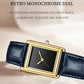 Couple Leather Quartz Watches Set
