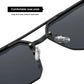Half Frame Retro Sunglasses
