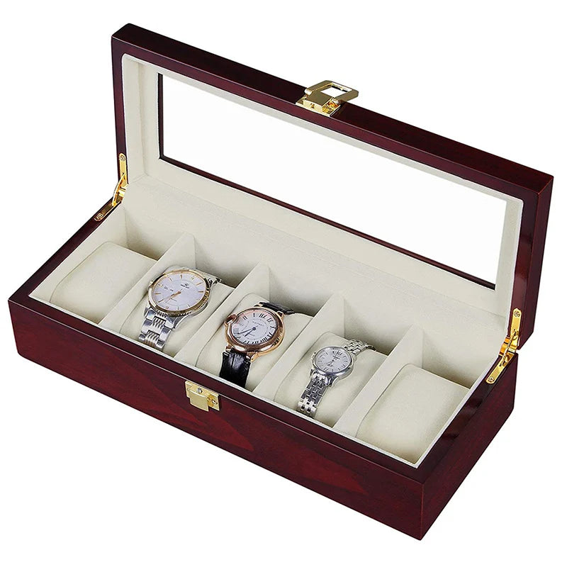 Wooden Multi Watch Storage Box